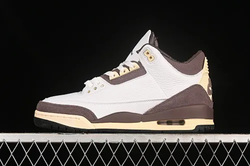 All Categories Air Jordan Jordan Series Basketball Shoes Air Jordan 3 Special Price #ZG Version Air Jordan 3 Retro "Baimoka" AJ3 Joe 3 White Mocha DH3434-113